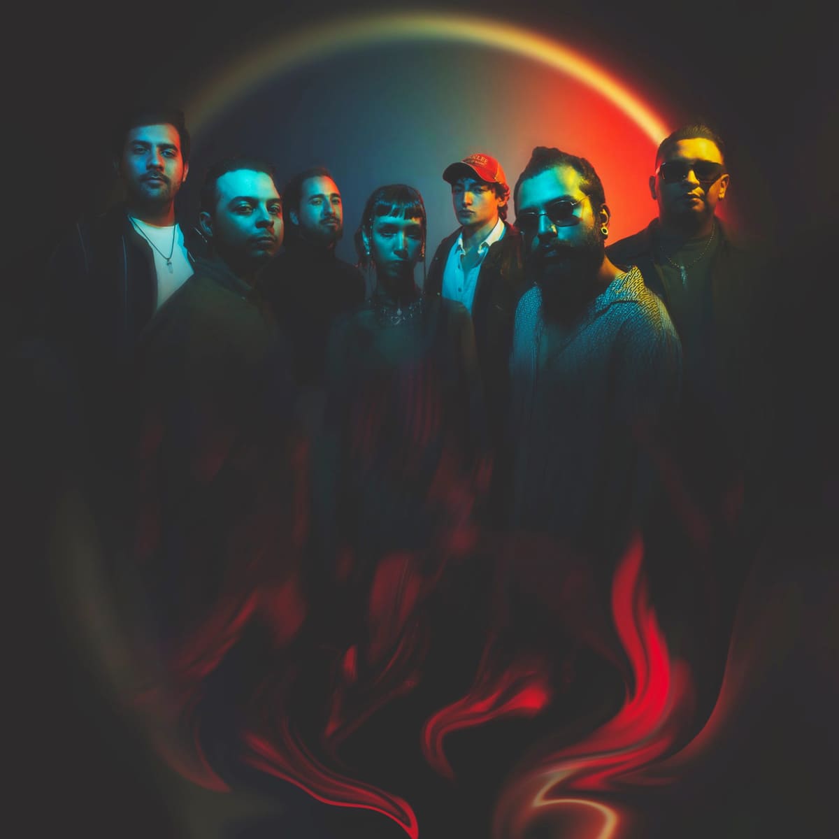 Los siete integrantes de Madera Jazz